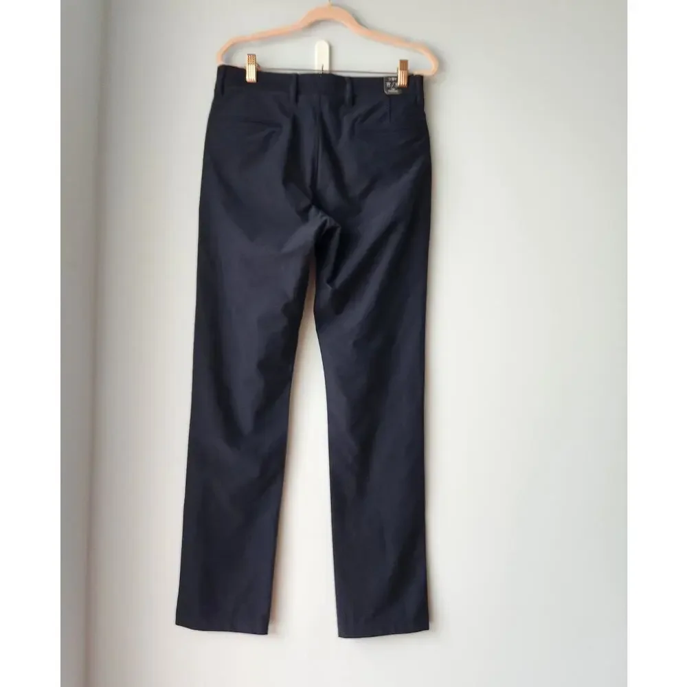 NWT J. Crew 770 Straight-Fit Tech Pant Black 29/32